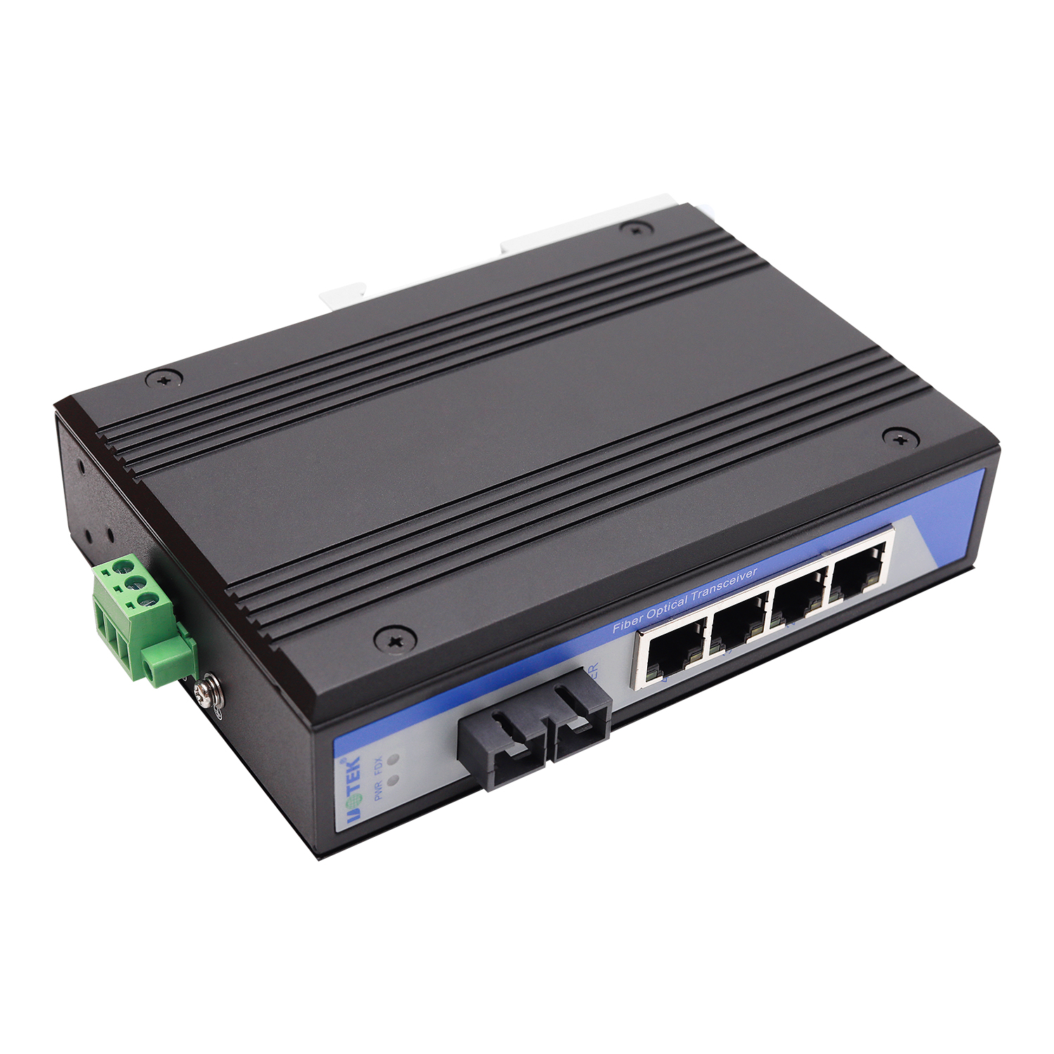 4口百兆網絡光纖收發器