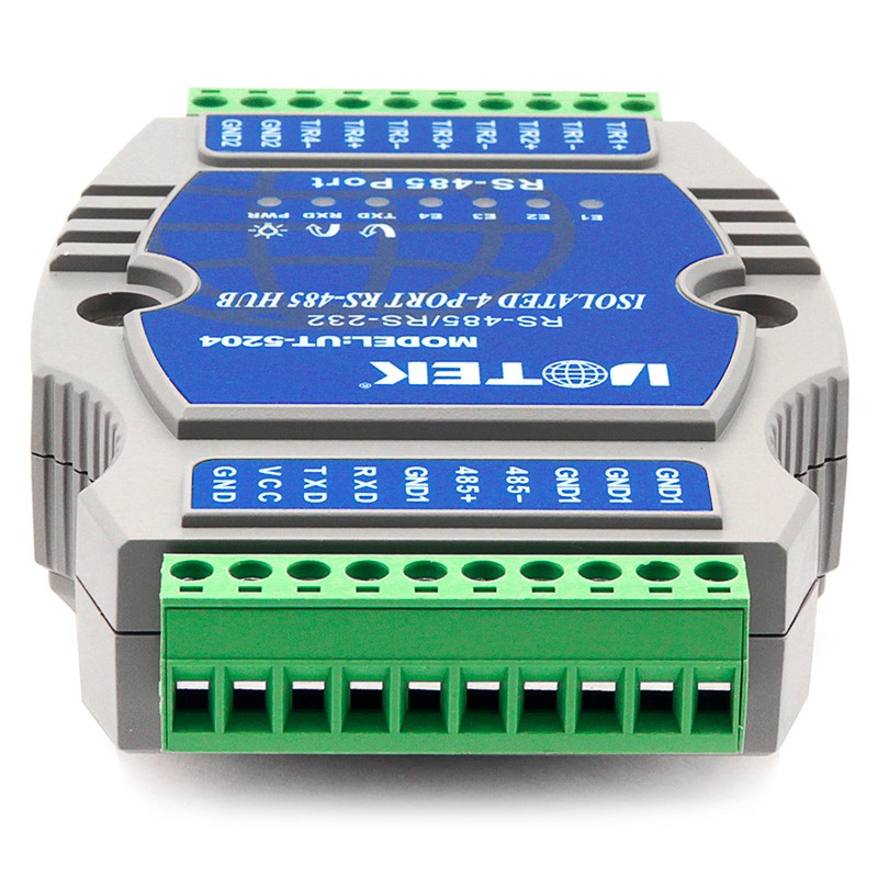 RS-2325轉(zhuǎn)RS-485導(dǎo)軌式集線器