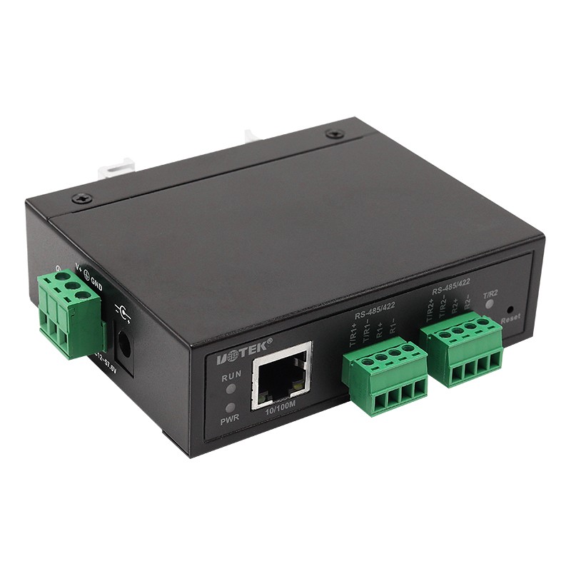 0/100M轉2口RS-485/422串口服務器